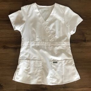 NWOT White Greys Anatomy Scrub Top